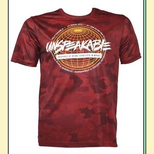 Unspeakable Red Camo Hex T-Shirt Size Adult Large NEW